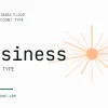 Specification panel showing Business account type for the Alibaba Business Account